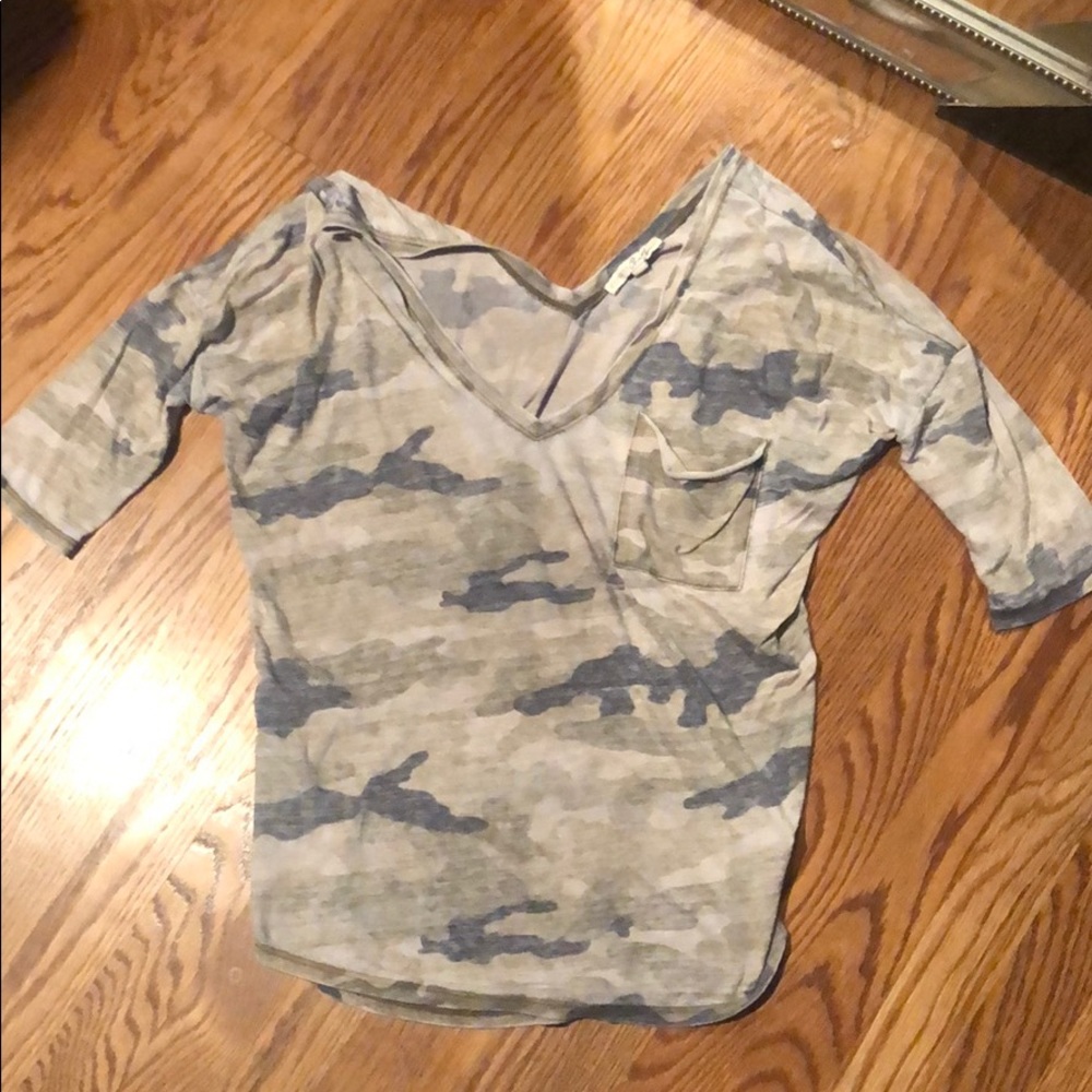 Camo oversized tee